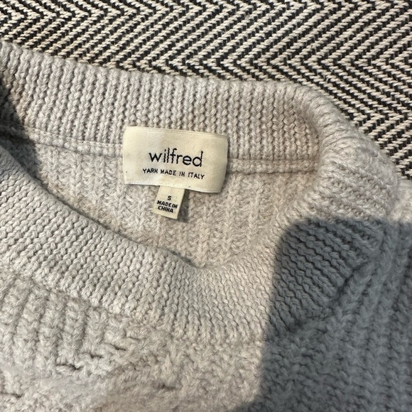 Wilfred light gray crop sweater - Picture 8 of 9